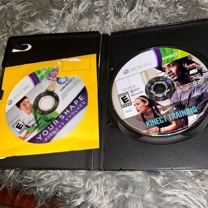 XBOX Nike +Kinect Training & Your Shape Fitness Evolved Video Game Bundle of 2